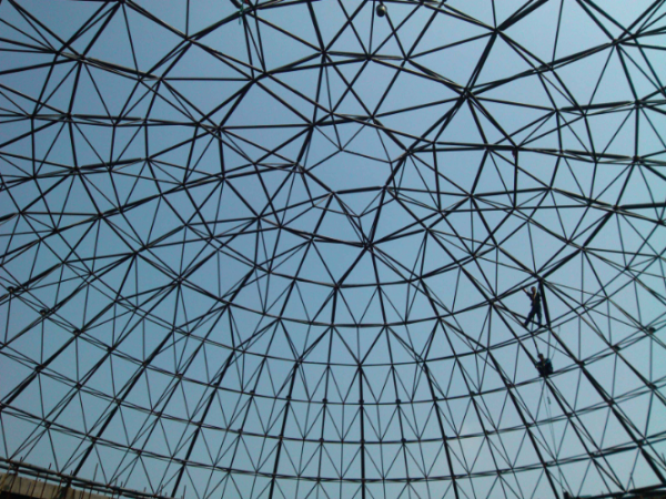 锡林格勒盟网架加工案例